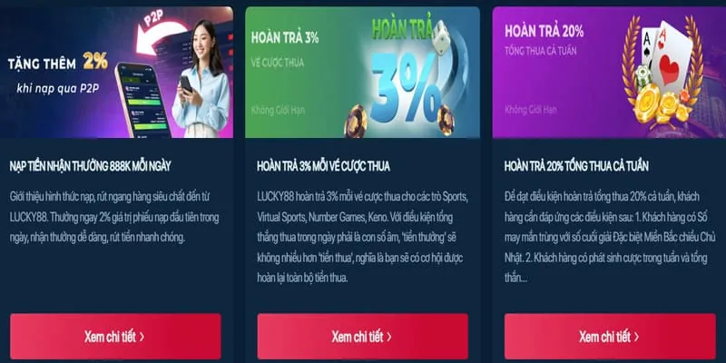 Chương trình VIP và hoàn trả Surewin Nhà Cái